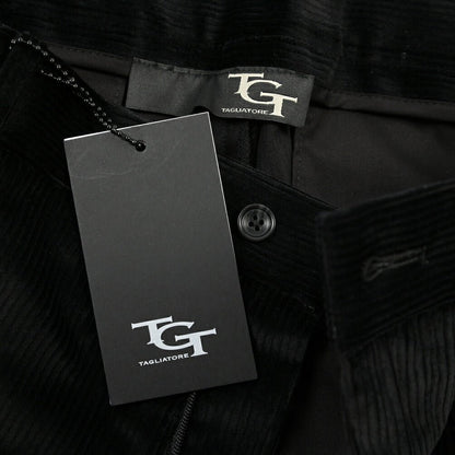26-27AW TAGLIATORE コットン100% 中畝コーデュロイパンツ / P-GARCON TGT ブラック 48 | GUARDAROBA MILANO OFFICIAL STORE