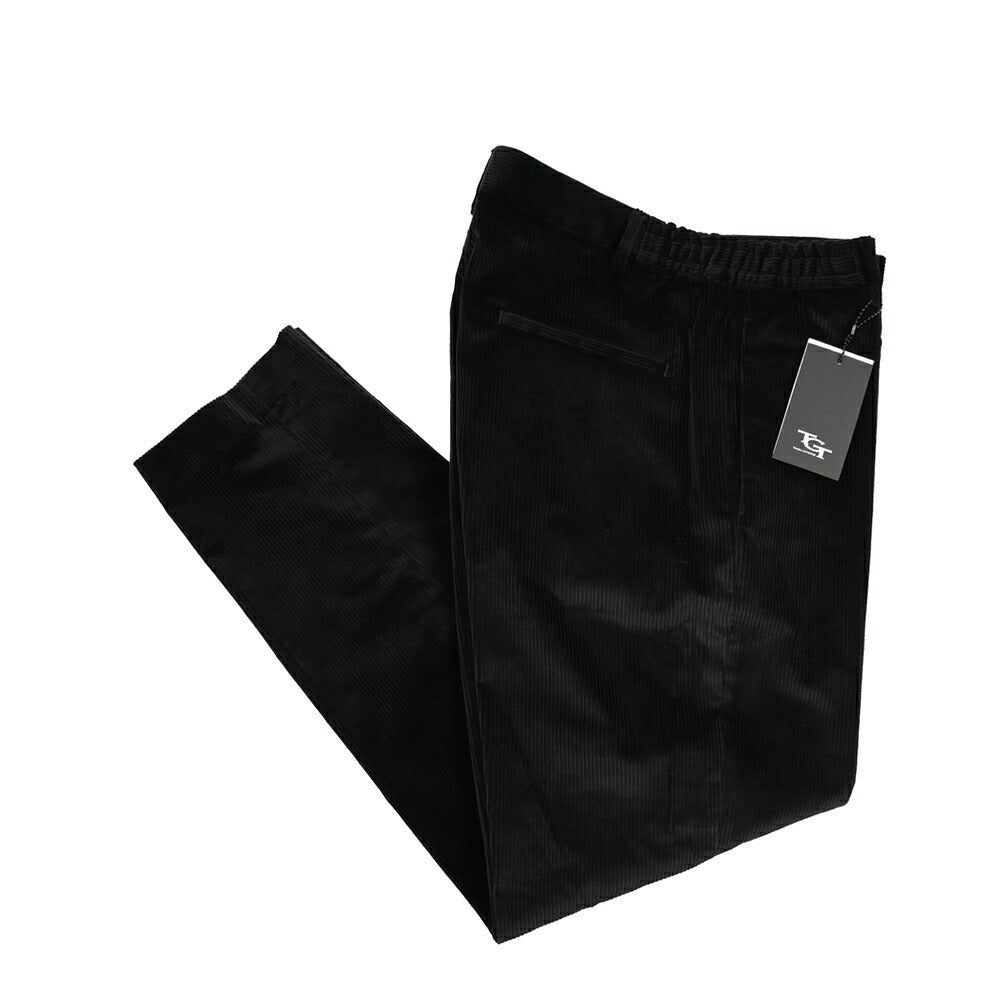 26-27AW TAGLIATORE コットン100% 中畝コーデュロイパンツ / P-GARCON TGT ブラック 48 | GUARDAROBA MILANO OFFICIAL STORE
