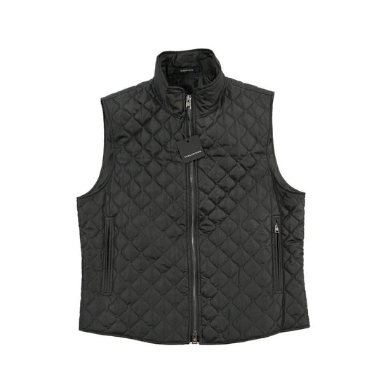 26-27AW TAGLIATORE ポリエステル100% 中綿キルティングベスト / SCOTT ブラック 48 | GUARDAROBA MILANO OFFICIAL STORE