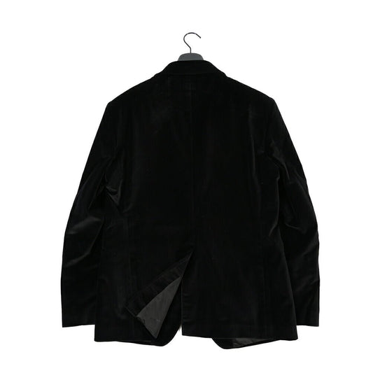 26-27AW TAGLIATORE 1FNJ15A ストレッチコットン 2Bシングルベロアジャケット ブラック 50 | GUARDAROBA MILANO OFFICIAL STORE