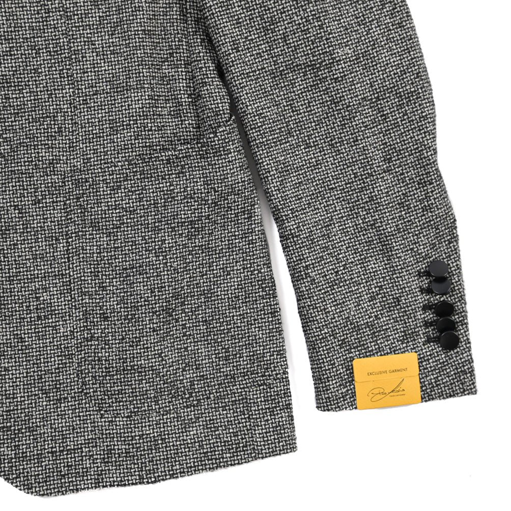 26-27AW TAGLIATORE シルク混ウール 2Bシングルテーラードジャケット / Exclusive Garment グレー 50 | GUARDAROBA MILANO OFFICIAL STORE