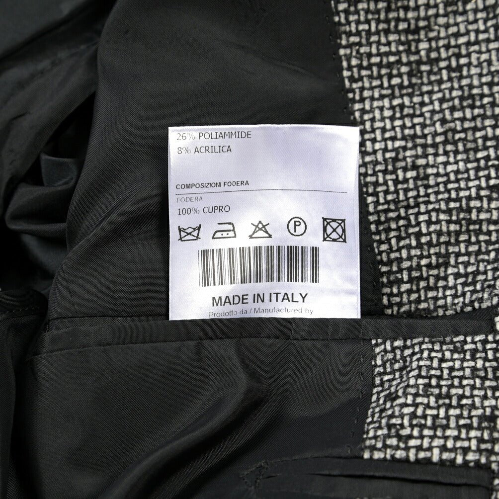 26-27AW TAGLIATORE シルク混ウール 2Bシングルテーラードジャケット / Exclusive Garment グレー 50 | GUARDAROBA MILANO OFFICIAL STORE