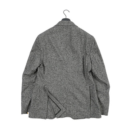 26-27AW TAGLIATORE シルク混ウール 2Bシングルテーラードジャケット / Exclusive Garment グレー 50 | GUARDAROBA MILANO OFFICIAL STORE