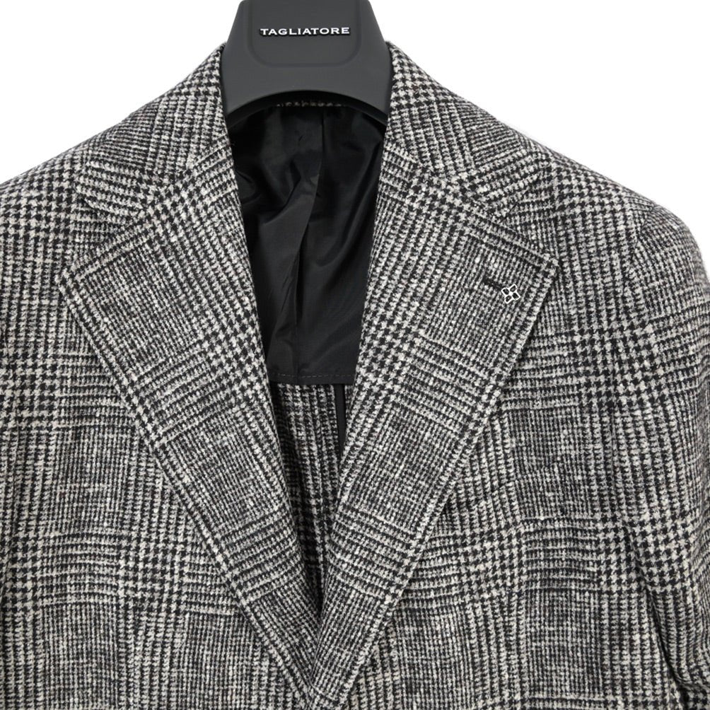 26-27AW TAGLIATORE ベビーアルパカ混 2Bシングルテーラードジャケット グレー 50 | GUARDAROBA MILANO OFFICIAL STORE
