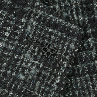26-27AW TAGLIATORE ベビーアルパカ混 2Bシングルテーラードジャケット グリーン×ブラック 50 | GUARDAROBA MILANO OFFICIAL STORE