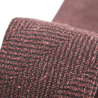 26-27AW TAGLIATORE シルク混ウール ヘリンボーン柄ネクタイ ピンク 147cm×7.5cm | GUARDAROBA MILANO OFFICIAL STORE