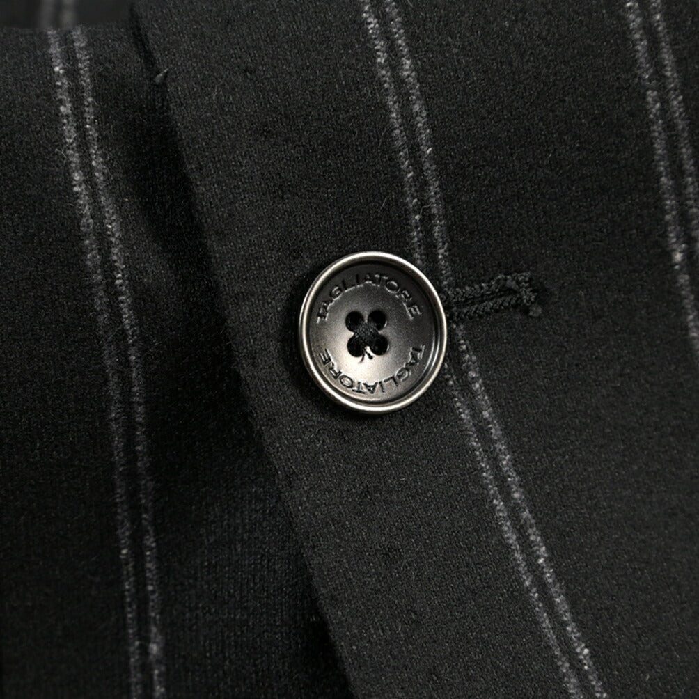 26-27AW TAGLIATORE カシミヤ混ウール 6Bダブルテーラードスーツ / Exclusive Garment ブラック 50 | GUARDAROBA MILANO OFFICIAL STORE