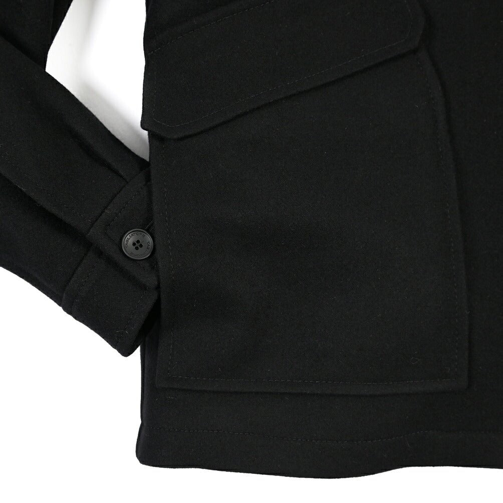 26-27AW TAGLIATORE “ADAMS” カシミヤ混ウール ブルゾン ブラック 48 | GUARDAROBA MILANO OFFICIAL STORE