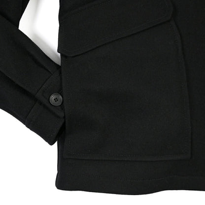 26-27AW TAGLIATORE “ADAMS” カシミヤ混ウール ブルゾン ブラック 48 | GUARDAROBA MILANO OFFICIAL STORE