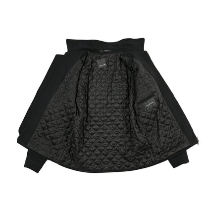 26-27AW TAGLIATORE “ADAMS” カシミヤ混ウール ブルゾン ブラック 48 | GUARDAROBA MILANO OFFICIAL STORE