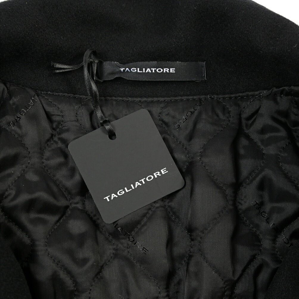 26-27AW TAGLIATORE “ADAMS” カシミヤ混ウール ブルゾン ブラック 48 | GUARDAROBA MILANO OFFICIAL STORE