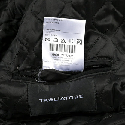 26-27AW TAGLIATORE “ADAMS” カシミヤ混ウール ブルゾン ブラック 48 | GUARDAROBA MILANO OFFICIAL STORE