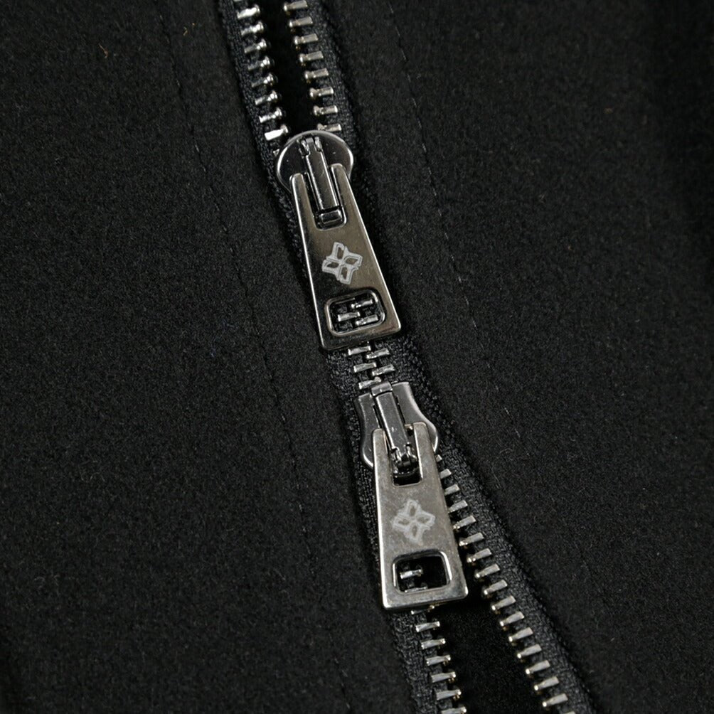 26-27AW TAGLIATORE “ADAMS” カシミヤ混ウール ブルゾン ブラック 48 | GUARDAROBA MILANO OFFICIAL STORE