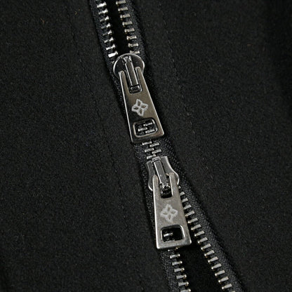 26-27AW TAGLIATORE “ADAMS” カシミヤ混ウール ブルゾン ブラック 48 | GUARDAROBA MILANO OFFICIAL STORE