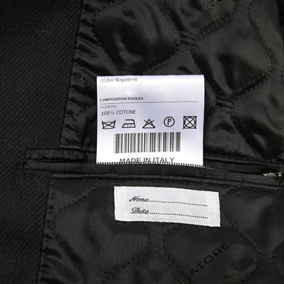26-27AW TAGLIATORE “ALTON” ヴァージンウール100% バルマカーンコート ブラック 48 | GUARDAROBA MILANO OFFICIAL STORE