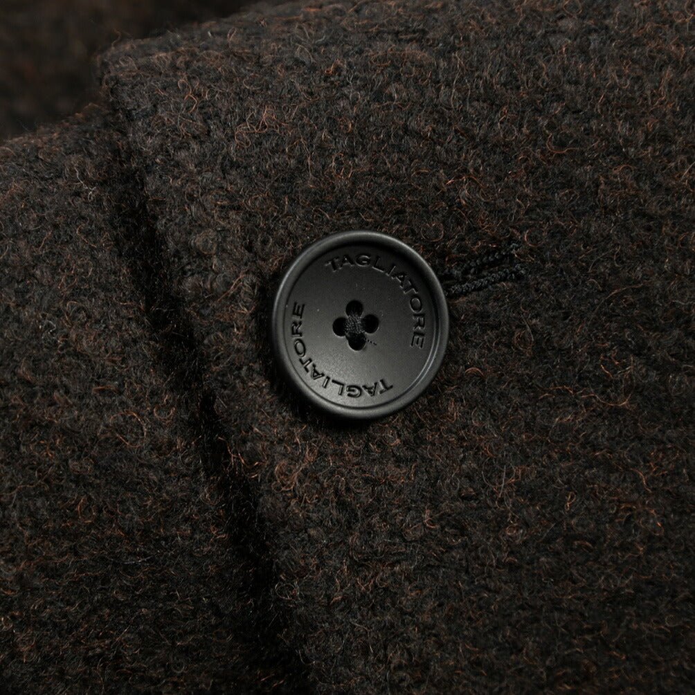 26-27AW TAGLIATORE “ARDEN TRA” ウール混 6Bダブルコート / Exclusive Garment ブラウン 48 | GUARDAROBA MILANO OFFICIAL STORE