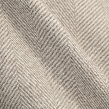 26-27AW TAGLIATORE “C-RUPERT” ヴァージンウール100% 6Bダブルヘリンボーンコート / Exclusive Garment ベージュ 48 | GUARDAROBA MILANO OFFICIAL STORE