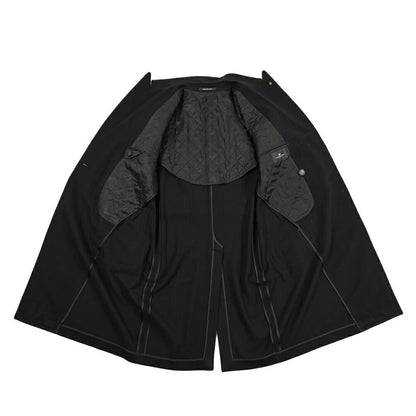 26-27AW TAGLIATORE “C-RUPERT” カシミヤ混ウール 6Bダブルブレストコート ブラック 48 | GUARDAROBA MILANO OFFICIAL STORE