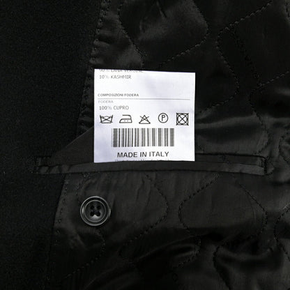 26-27AW TAGLIATORE “C-RUPERT” カシミヤ混ウール 6Bダブルブレストコート ブラック 48 | GUARDAROBA MILANO OFFICIAL STORE