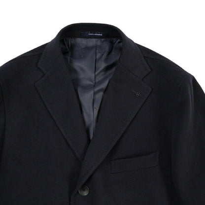 26-27AW TAGLIATORE “CFBM13X” カシミヤ混ウール 3Bシングルチェスターコート ネイビー 50 | GUARDAROBA MILANO OFFICIAL STORE