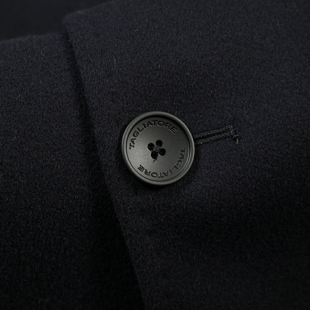 26-27AW TAGLIATORE “CFBM13X” カシミヤ混ウール 3Bシングルチェスターコート ネイビー 50 | GUARDAROBA MILANO OFFICIAL STORE