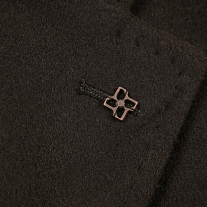 26-27AW TAGLIATORE “COLORADO” カシミヤ混ウール 3Bシングルチェスターコート / Exclusive Garment ダークブラウン 50 | GUARDAROBA MILANO OFFICIAL STORE