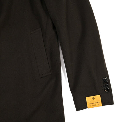 26-27AW TAGLIATORE “COLORADO” カシミヤ混ウール 3Bシングルチェスターコート / Exclusive Garment ダークブラウン 50 | GUARDAROBA MILANO OFFICIAL STORE