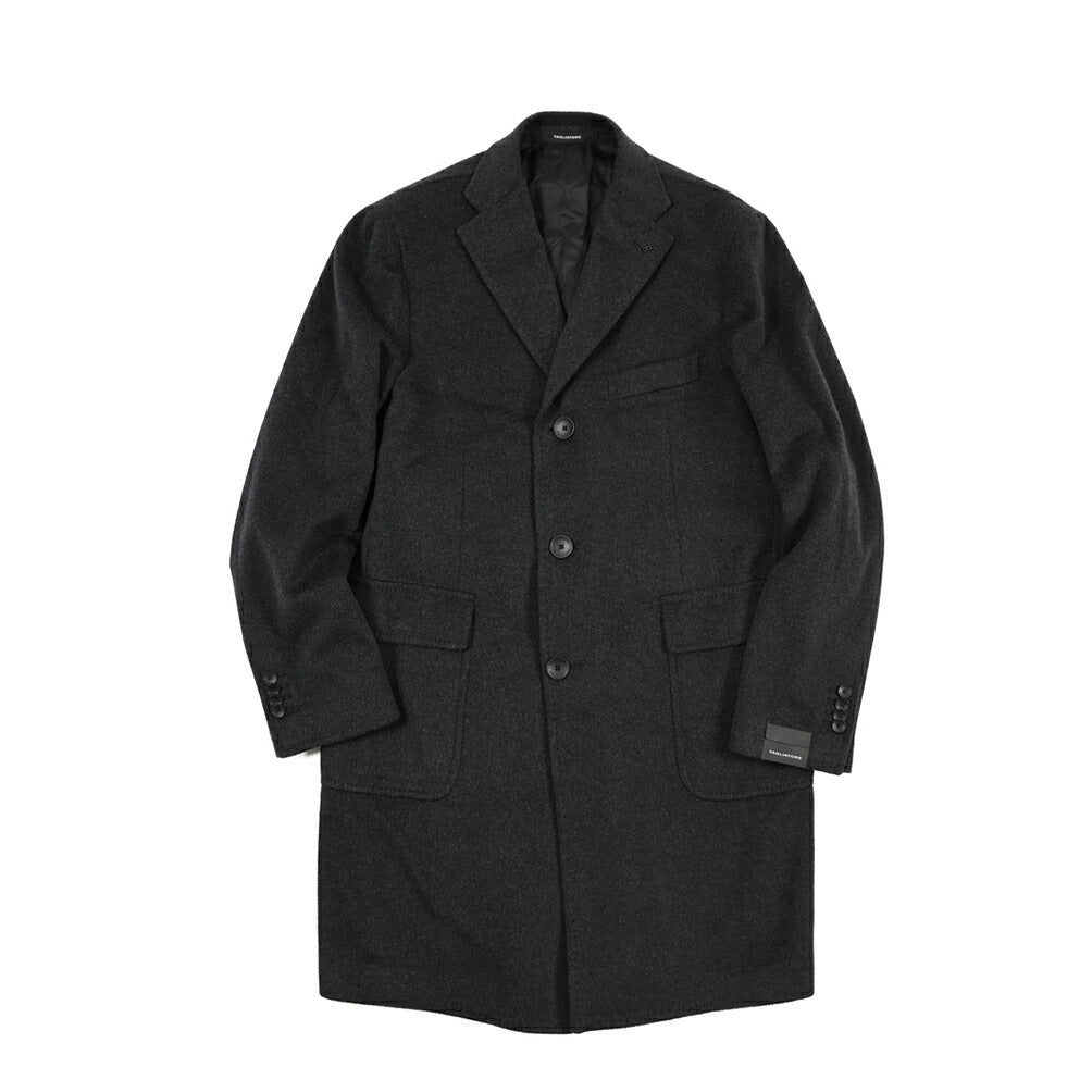 26-27AW TAGLIATORE “CSBMM3W” カシミヤ100% 3Bシングルチェスターコート ダークグレー 48 | GUARDAROBA MILANO OFFICIAL STORE