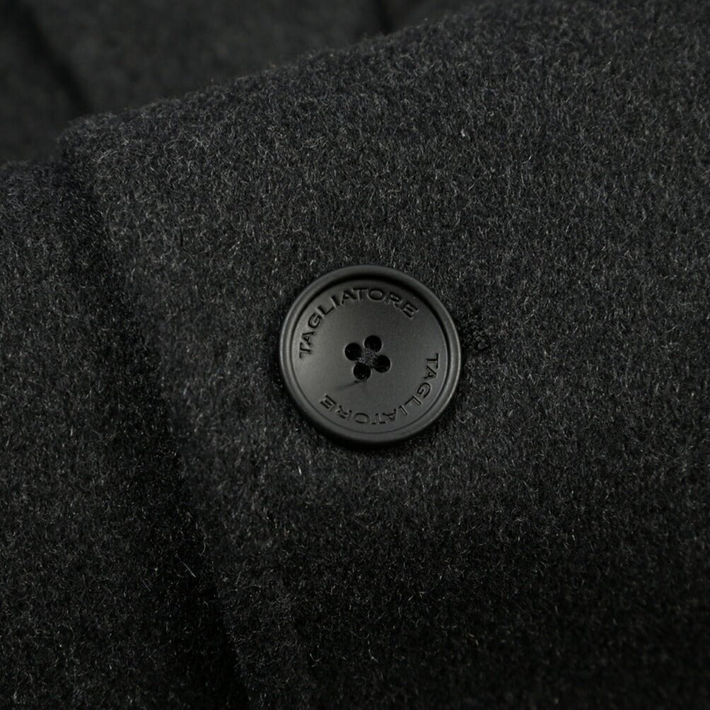 26-27AW TAGLIATORE “CSBMM3W” カシミヤ100% 3Bシングルチェスターコート ダークグレー 48 | GUARDAROBA MILANO OFFICIAL STORE