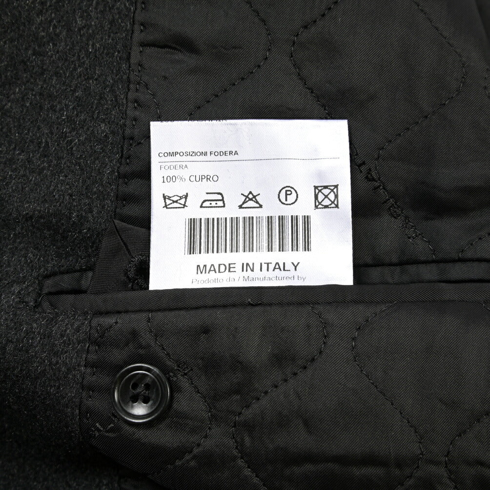 26-27AW TAGLIATORE “CSBMM3W” カシミヤ100% 3Bシングルチェスターコート ダークグレー 48 | GUARDAROBA MILANO OFFICIAL STORE