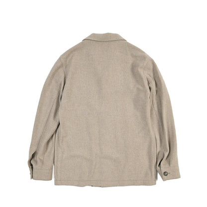 26-27AW TAGLIATORE “G-BROOK” ヴァージンウール混 サファリシャツジャケット ベージュ 48 | GUARDAROBA MILANO OFFICIAL STORE