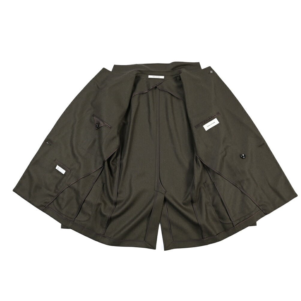 26-27AW TAGLIATORE “G-NORMAN” ヴァージンウール100% 4Bダブルテーラードジャケット カーキグリーン 48 | GUARDAROBA MILANO OFFICIAL STORE