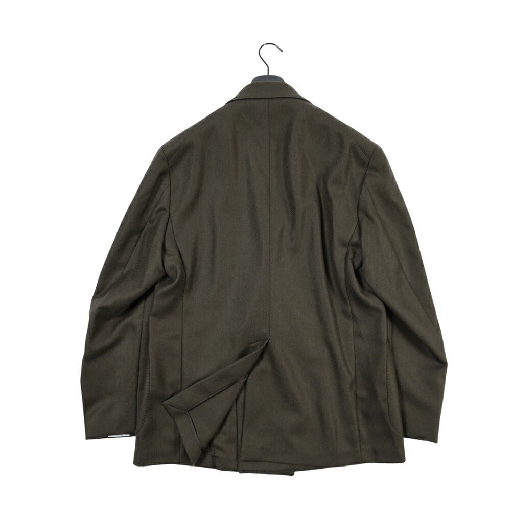 26-27AW TAGLIATORE “G-NORMAN” ヴァージンウール100% 4Bダブルテーラードジャケット カーキグリーン 48 | GUARDAROBA MILANO OFFICIAL STORE