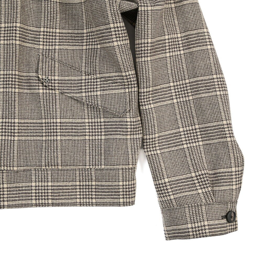26-27AW TAGLIATORE “GARTH” ヴァージンウール100% ショートブルゾン / Exclusive Garment グレー 48 | GUARDAROBA MILANO OFFICIAL STORE