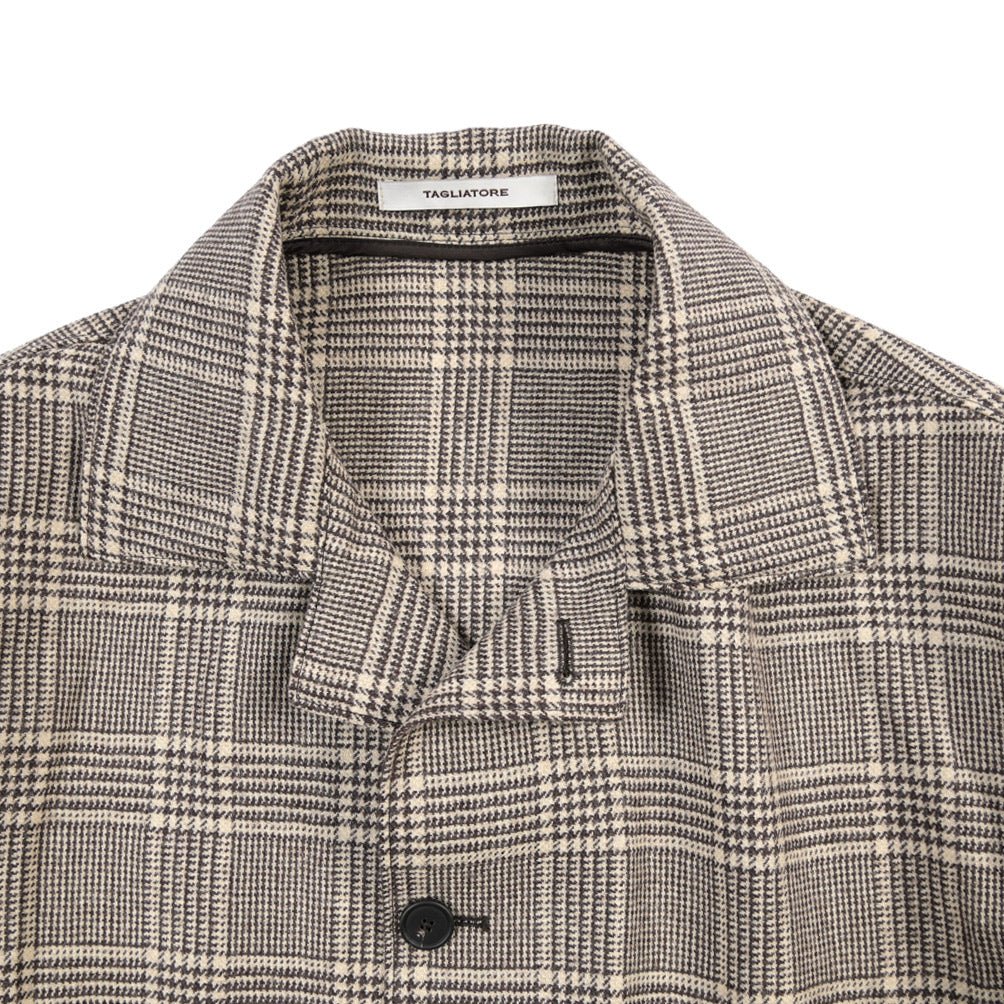 26-27AW TAGLIATORE “GARTH” ヴァージンウール100% ショートブルゾン / Exclusive Garment グレー 48 | GUARDAROBA MILANO OFFICIAL STORE