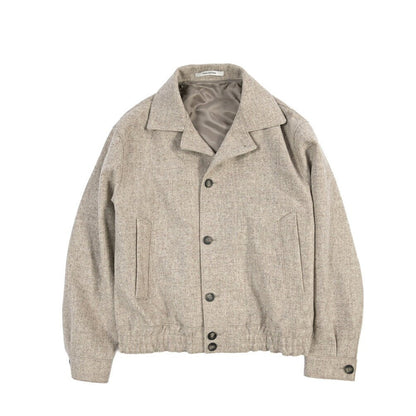 26-27AW TAGLIATORE “GAYELORD” ヴァージンウール100% ショートブルゾン ベージュ 48 | GUARDAROBA MILANO OFFICIAL STORE