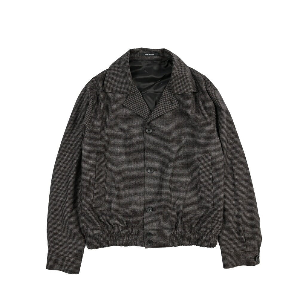 26-27AW TAGLIATORE “GAYELORD” ウール混コットン ショートブルゾン / Exclusive Garment ブラウン 48 | GUARDAROBA MILANO OFFICIAL STORE