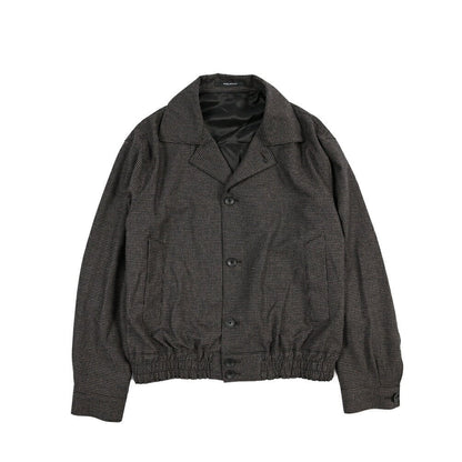 26-27AW TAGLIATORE “GAYELORD” ウール混コットン ショートブルゾン / Exclusive Garment ブラウン 48 | GUARDAROBA MILANO OFFICIAL STORE