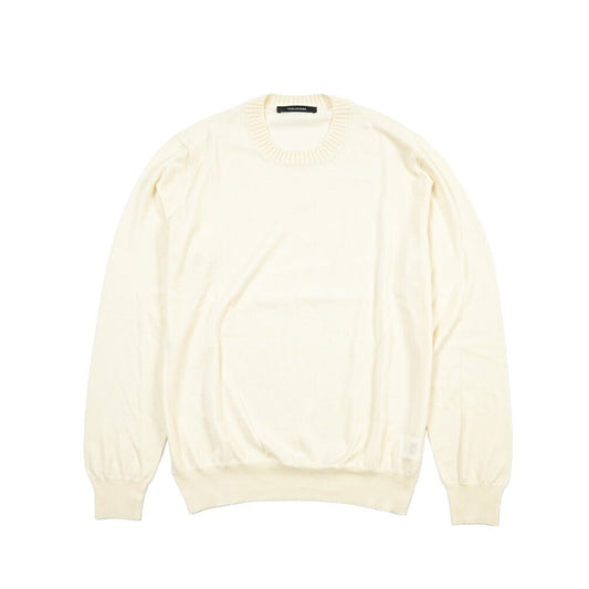26-27AW TAGLIATORE “HERMANN” ヴァージンウール100% ハイゲージニットセーター ホワイト 50 | GUARDAROBA MILANO OFFICIAL STORE