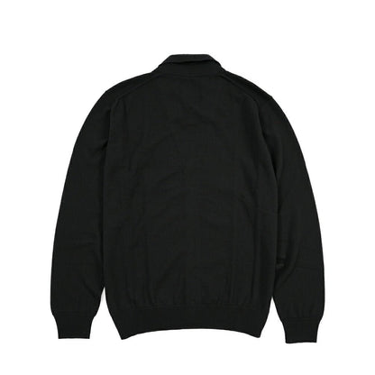 26-27AW TAGLIATORE “HORUS” エクストラファインメリノウール100% ニットカーディガン ブラック 48 | GUARDAROBA MILANO OFFICIAL STORE