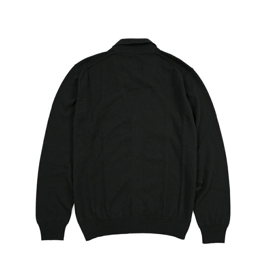 26-27AW TAGLIATORE “HORUS” エクストラファインメリノウール100% ニットカーディガン ブラック 48 | GUARDAROBA MILANO OFFICIAL STORE