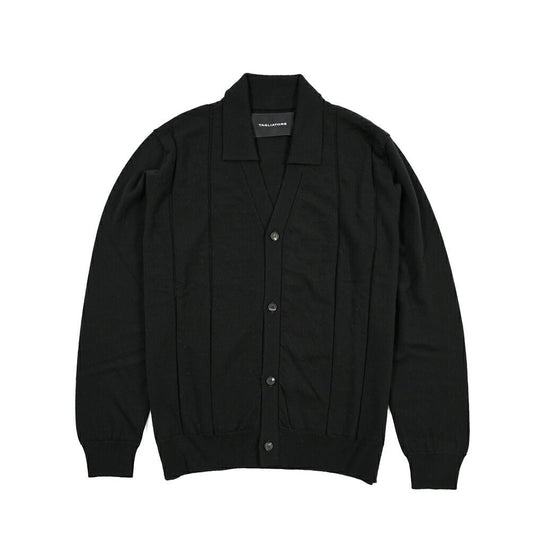 26-27AW TAGLIATORE “HORUS” エクストラファインメリノウール100% ニットカーディガン ブラック 48 | GUARDAROBA MILANO OFFICIAL STORE