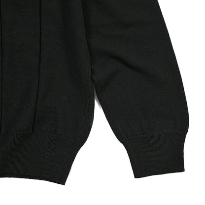 26-27AW TAGLIATORE “HORUS” エクストラファインメリノウール100% ニットカーディガン ブラック 48 | GUARDAROBA MILANO OFFICIAL STORE