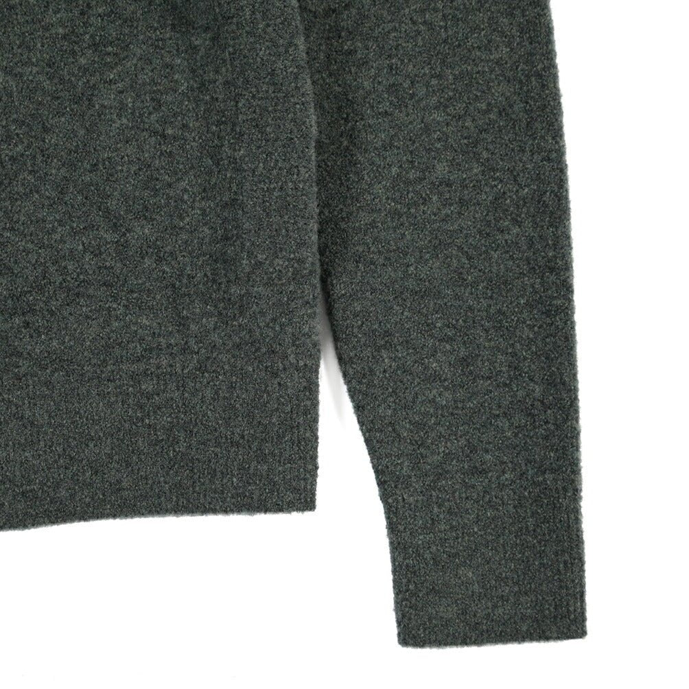 26-27AW TAGLIATORE “KEID” コットン混ウール ニットブルゾン カーキグリーン 48 | GUARDAROBA MILANO OFFICIAL STORE