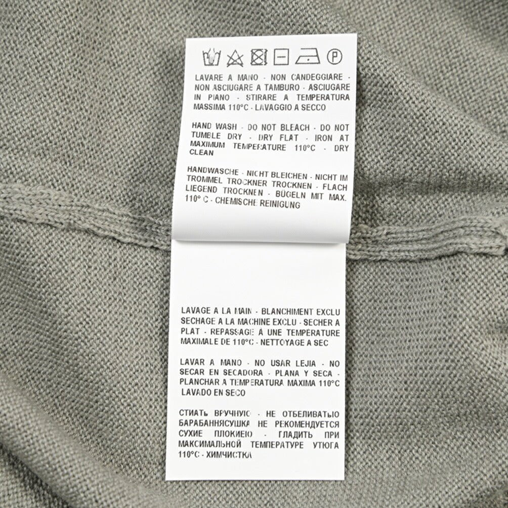 26-27AW TAGLIATORE “MARLEY” ヴァージンウール100% ハイゲージニットセーター グレージュ 50 | GUARDAROBA MILANO OFFICIAL STORE