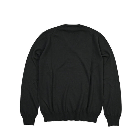 26-27AW TAGLIATORE “MICK” ヴァージンウール100% Vネックニットセーター ブラック 50 | GUARDAROBA MILANO OFFICIAL STORE