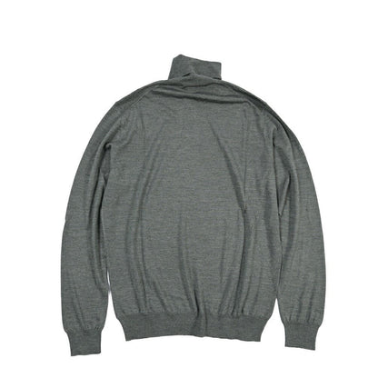 26-27AW TAGLIATORE “MIKE” シルク混ウール タートルネックニットセーター グリーン 50 | GUARDAROBA MILANO OFFICIAL STORE