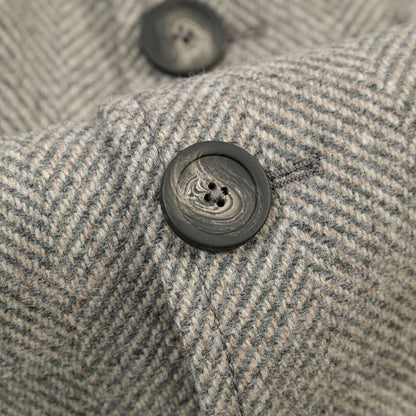 26-27AW TAGLIATORE “MILTON” ヴァージンウール100% サファリジャケット グレー 48 | GUARDAROBA MILANO OFFICIAL STORE