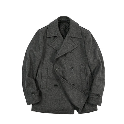 26-27AW TAGLIATORE “MONACO/F” ヴァージンウール混 Pコート グレー 48 | GUARDAROBA MILANO OFFICIAL STORE
