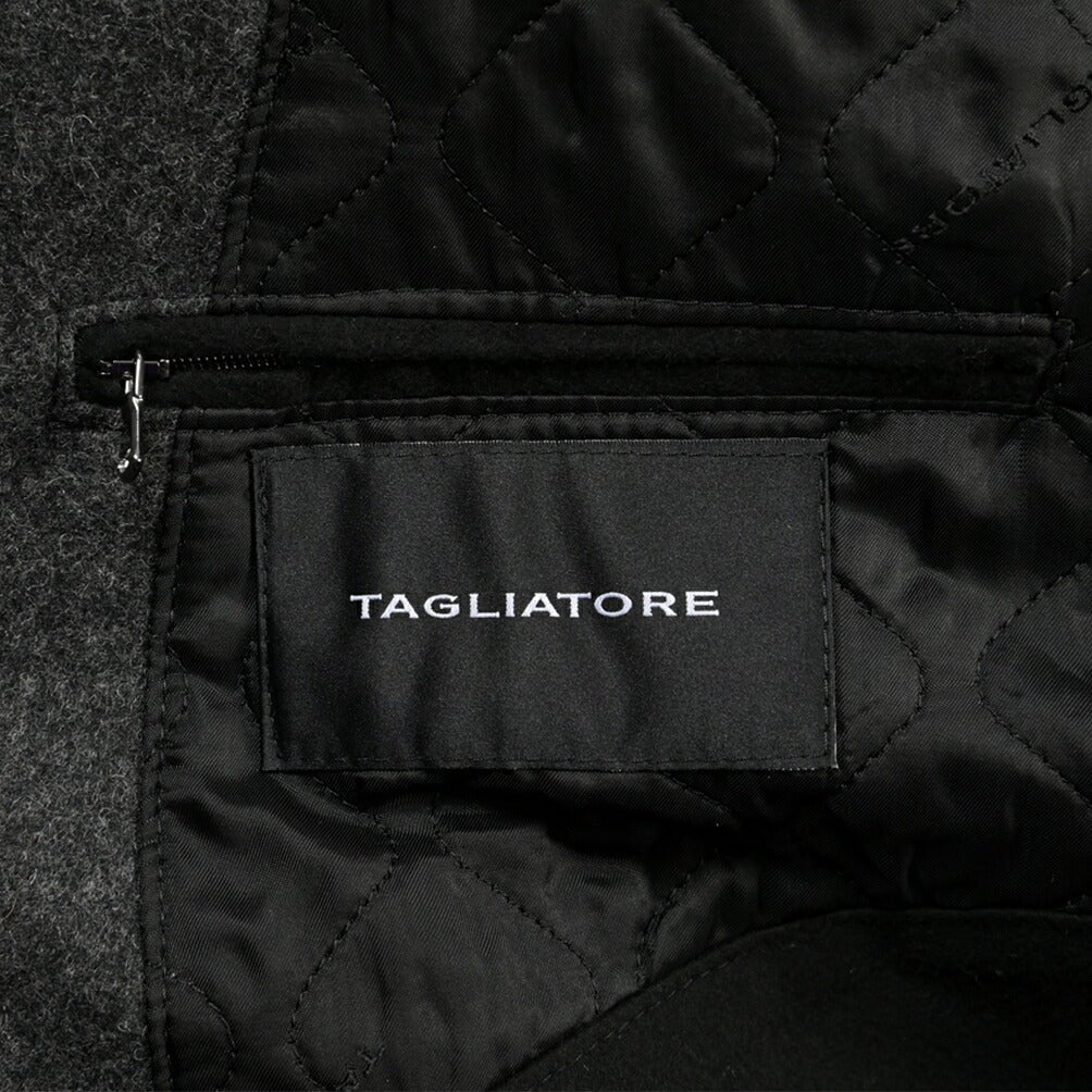 26-27AW TAGLIATORE “MONACO/F” ヴァージンウール混 Pコート グレー 48 | GUARDAROBA MILANO OFFICIAL STORE